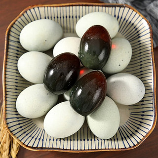 我老家松花皮蛋 无铅工艺鸭蛋变蛋 6枚60g咸鸭蛋+4枚50g松花蛋