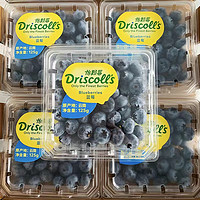 88VIP：怡颗莓 Driscoll's 怡颗莓蓝莓6盒装单盒125g云南新鲜水果包邮整箱