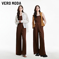 VERO MODA 连体裤女2024春夏新款时尚通勤百搭纯色直筒宽松显瘦