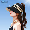 88VIP：天猫超市 Cacuss防晒帽女夏季空顶双面戴冰丝透气防紫外线渔夫帽透气遮阳帽