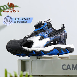 CAMEL骆驼儿童凉鞋夏季沙滩鞋包头防撞防滑旋转扣中大童D64B801032
