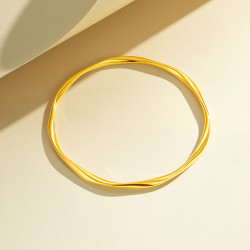 88vipmokingran梦金园永恒莫比乌斯环黄金手镯btsz043