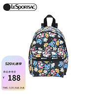 Lesportsac520乐播诗时尚双肩包包女印花休闲出行背包书包 萤火之森