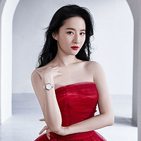 TISSOT 天梭 力洛克刘亦菲同款钻石时标机械钢带手表女表