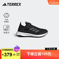 adidas 阿迪达斯 TERREX VOYAGER 21男小童户外舒适一脚蹬运动鞋 黑色/灰色 33(200mm)