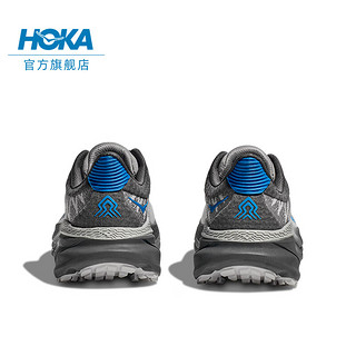 HOKA ONE ONE男女款夏季挑战者7全地形款跑鞋CHALLENGER 7轻盈透气缓震 太空灰/霍伽蓝-男 44