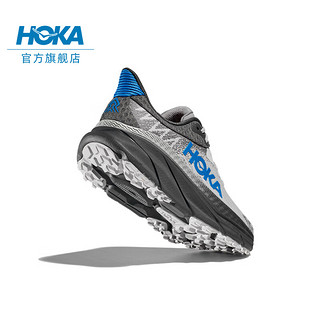 HOKA ONE ONE男女款夏季挑战者7全地形款跑鞋CHALLENGER 7轻盈透气缓震 太空灰/霍伽蓝-男 46