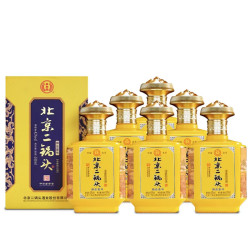 北京二锅头清香型白酒礼盒装粮食酒婚宴送礼 42度 500ml 6瓶 御品壹号