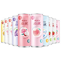 88VIP：RIO 锐澳 预调酒微醺系列大满贯 330ml*10瓶（赠气泡水330ml*4瓶）