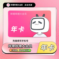 bilibili 哔哩哔哩 大会员12个月年卡
