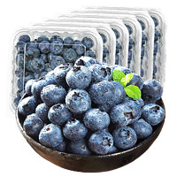 京丰味 国产蓝莓 甄选中大果125g*6盒