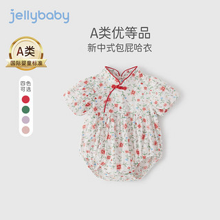 JELLYBABY 幼童国风爬服夏装纯棉连体衣