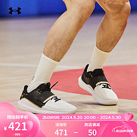 安德玛（UNDERARMOUR）Flow FUTR X男女运动篮球鞋3024968 黑色002 44