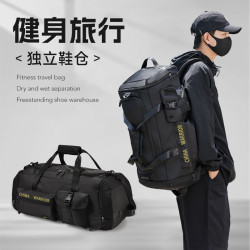 warrior回力旅行包男大容量双肩包健身包干湿分离女户外运动背包手提