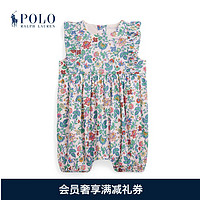 Polo Ralph Lauren 拉夫劳伦 婴童 24年春花卉图案细棉短连衣裤RL41673 999-多色 6M