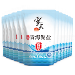 xuetian 雪天 未加碘青海湖盐家用食盐260g*12袋