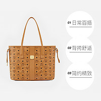 88VIP：MCM Visetos系列 女士双面购物袋 MWPAAVI02CO001 干邑色 中号