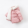88VIP：戴维贝拉 童装女童羽绒服冬装新款女宝宝加绒连帽羽绒服潮