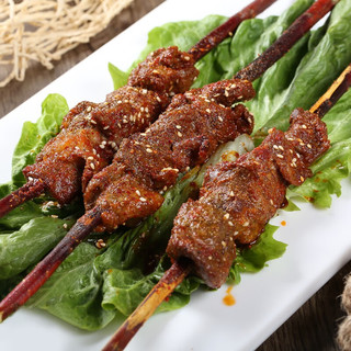 东来顺 国产原切红柳羊肉大串(4红2白)300g6串 内蒙古烧烤 清真老字号
