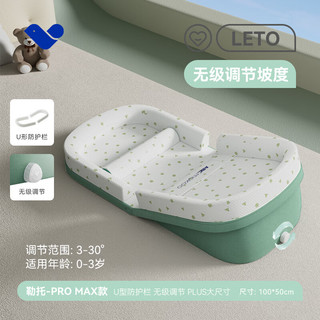 ABCMOKOO婴儿防吐奶斜坡垫防溢奶呛奶枕头新生儿躺喂奶-PROMAX无极款 【PROMAX款】升级床中床 波点