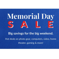 ADORAMA相机、镜头等电子产品一年一度Memorial Day促销专场开启！