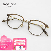 BOLON 暴龙 眼镜王俊凯同款光学镜女近视眼镜框男β钛镜腿 BT6018B21