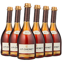 J.P.CHENET 香奈 干红葡萄酒整箱 梅鹿辄  赤霞珠 西拉 洋酒白兰地XO 白兰地700ml*6瓶