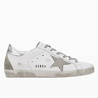 GOLDEN GOOSE 女款灰星银尾皮革小脏鞋 GWF00102 F000317 10273