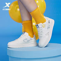 XTEP 特步 迪士尼唐老鸭授权小白鞋春季板鞋轻便学生低帮休闲鞋运动鞋子