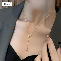 88VIP：OICI金色镂空项链女小众高级感轻奢设计锁骨链ins葫芦项链