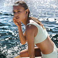 Limone 2022夏季新款不对称单肩高腰分体泳衣女时尚遮肚度假比基尼