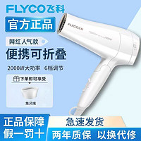 FLYCO 飞科 吹风机专业电吹风冷热风筒2000W宿舍家用大功率新品原FH6232