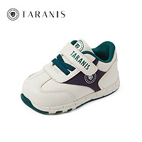 88VIP：TARANIS 泰兰尼斯 秋季鞋子男宝宝机能鞋女童透气防滑软底休闲鞋小白鞋