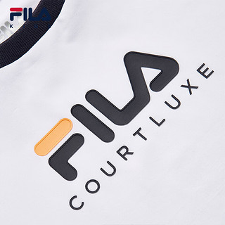FILA斐乐儿童童装上衣2024夏季新款小童男童运动圆领透气短袖T恤 -WT