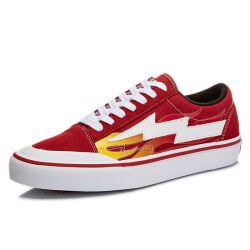 revengexstormflameos复仇风暴联名合作闪电鞋火焰鞋板鞋帆布