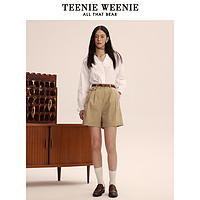 TEENIE WEENIE TeenieWeenie小熊奥莱西装短裤休闲裤韩版宽松小A字版女秋冬