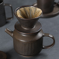 苏氏陶瓷 咖啡具手冲咖啡杯过滤杯过滤器金属色