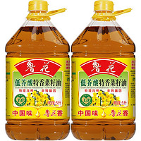 luhua 鲁花 低芥酸特香菜籽油5L*2 量贩装 食用油 家庭装
