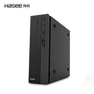 神舟（HASEE）新瑞X05商用台式电脑办公主机(酷睿十四代i5-14400 16G 512GSSD win11键鼠) 单主机