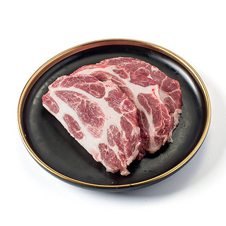 食神说ELPOZO西班牙伊比利亚黑猪猪颈肉梅花肉新鲜冷冻烤肉烧烤食材 【1CM切片】2斤