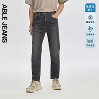 ABLE JEANS【立体锥形裤】24夏季男士经典百搭时尚复古牛仔裤 【冰爽玉】陨石灰02 29/32