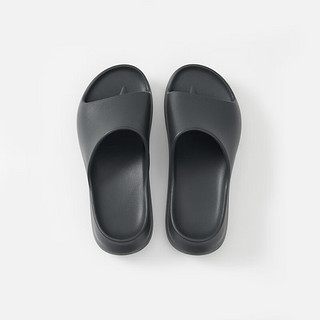 MUJI 男女通用 沙滩拖鞋 男式女式 无性别 夏季 EK01CC4S 黑色 250mm M/40码(2.5)