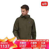 巴塔哥尼亚（Patagonia）巴塔哥尼亚男女防水潮流冲锋衣 Torrentshell3L 85240/85241-男款-BSNG-绿色 XL