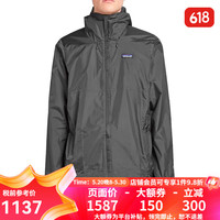 巴塔哥尼亚(Patagonia)巴塔哥尼亚男女防水潮流冲锋衣 Torrentshell3L 85240/85241-男款-FGE-锻造灰 L