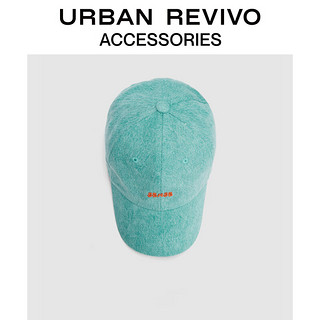 URBAN REVIVO2024夏季新款女士复古水洗街潮刺绣棒球帽UAWA40187  F