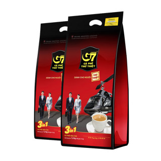 G7 COFFEE越南中原G7速溶咖啡原味三合一咖啡1600g*2袋装