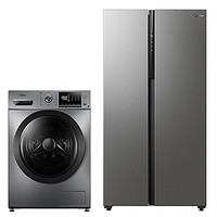 Midea 美的 冰箱洗衣机组合套装 550L电冰箱+10kg滚筒洗衣机