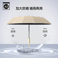 FEI NUO 菲诺 16骨全自动雨伞女超大号加固结实抗风暴专用黑胶晴雨两用双人