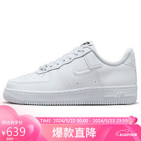 NIKE 耐克 板鞋女空军一号AF1 AIR FORCE 1运动鞋FB8251-100白37.5