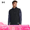 安德玛 UNDERARMOUR）Microfleece Maxx男子抓绒户外运动休闲马甲1379918 黑色001 L